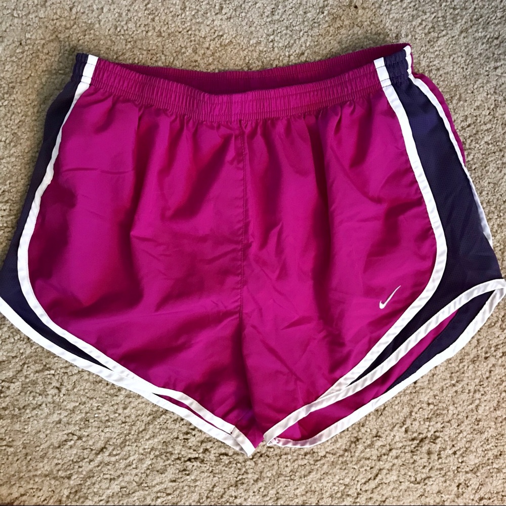 Nike Dri-Fit purple shorts, M